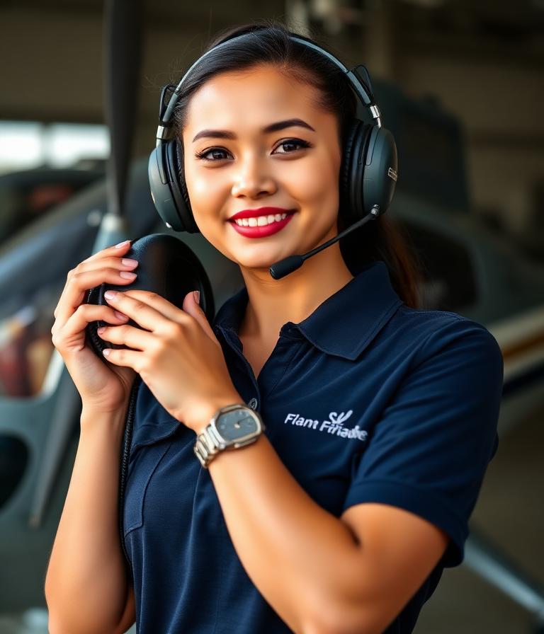 Portrait of Marisol Vega, Flight Instructor